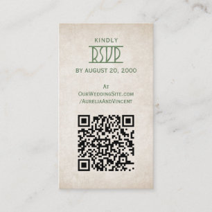 Viking Celtic Gamer Wedding Informatiekaartje