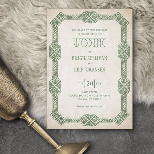 Viking Celtic Gamer Wedding Kaart