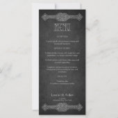 Viking Celtic Gamer Wedding Menu (Voorkant)