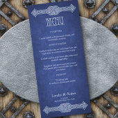 Viking Celtic Gamer Wedding Menu