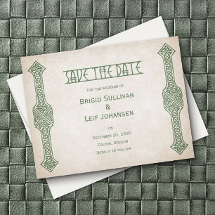 Viking Celtic Gamer Wedding Save The Date