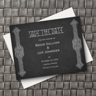Viking Celtic Gamer Wedding Save The Date