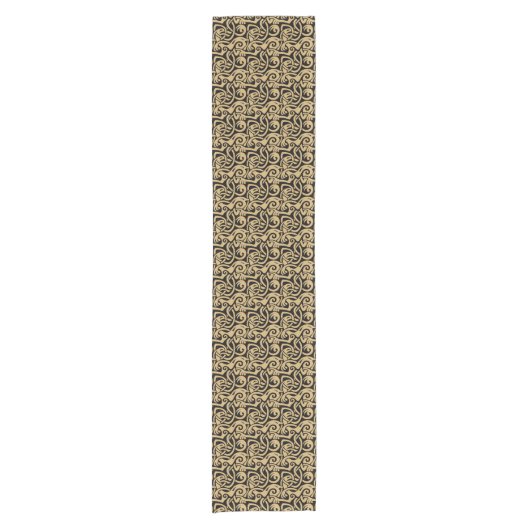 Viking Celtic Intertwining Animal Pattern Fabric Korte Tafelloper (Voorkant)