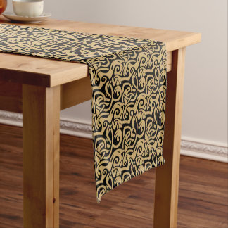 Viking Celtic Intertwining Animal Pattern Fabric Korte Tafelloper