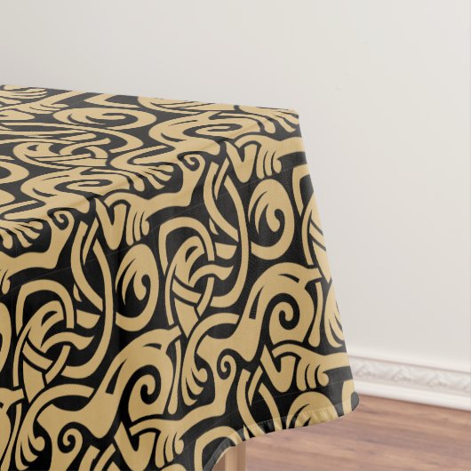 Viking Celtic Intertwining Animal Pattern Tafelkleed (Voorbeeld)