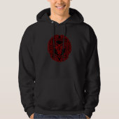 Viking Celtic Ram Aries Zodiac Hoodie (Voorkant)