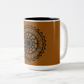 Viking Celtic Sun Rune Calendar Ceramic Mok (Voorkant rechts)