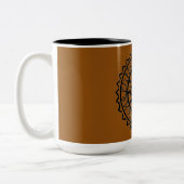 Viking Celtic Sun Rune Calendar Ceramic Mok (Links)