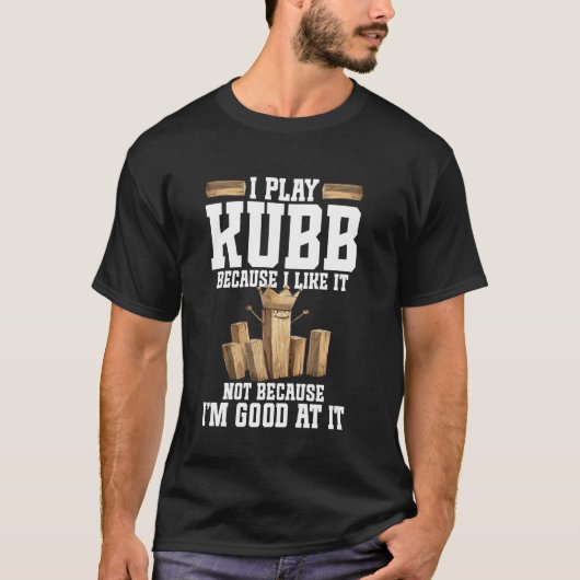 Viking Chess King Kubb Lover Lawn Game Set Viking T-shirt (Voorkant)
