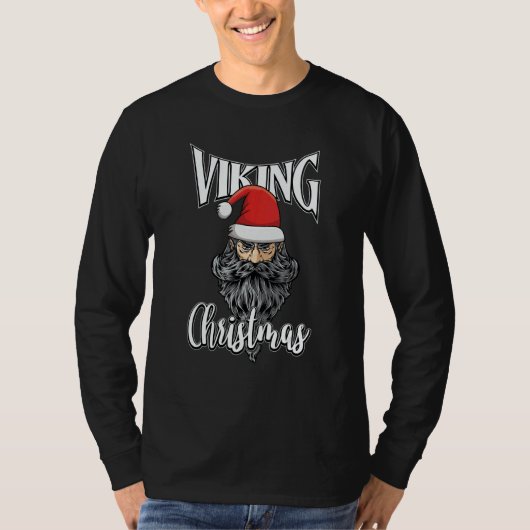 Viking Christmas Valhalla Viking Warrior Northmen T-shirt (Voorkant)