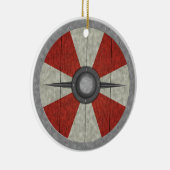 Viking Circle Shield Keramisch Ornament (Rechts)