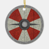 Viking Circle Shield Keramisch Ornament (Voorkant)