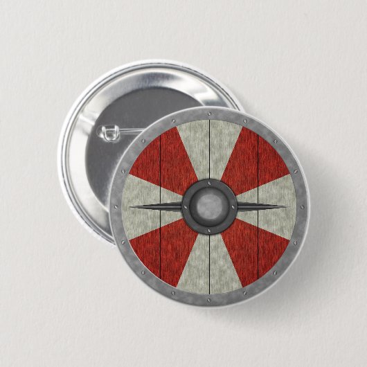 Viking Circle Shield Ronde Button 5,7 Cm (Voorkant /achterkant)