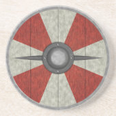 Viking Circle Shield Zandsteen Onderzetter (Voorkant)