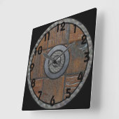Viking Clock Vierkante Klok (Hoek)