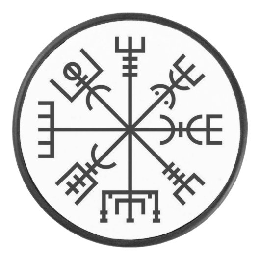 Viking Compass Hockey Puck! Puck (Voorkant)