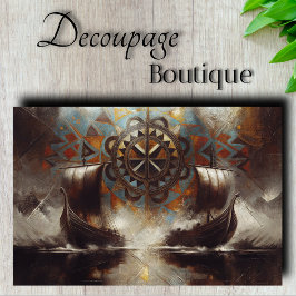 Viking Compass Navigatie Decoupage Tissuepapier