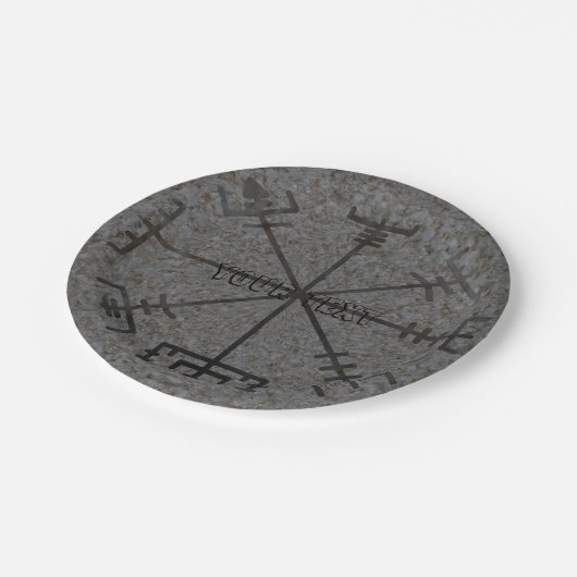 Viking Compass Paper-Bord Papieren Bordje (Gekanteld)
