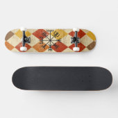 Viking Compass Skateboard. Persoonlijk Skateboard (Horizontaal)