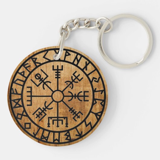 Viking Compass Sleutelhanger (Achterkant)