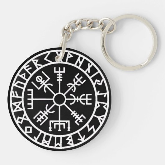 Viking Compass Sleutelhanger (Achterkant)
