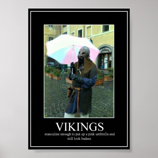Viking De Motivatie Poster (Voorkant)