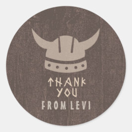 Viking & Dragon Dank u Sticker