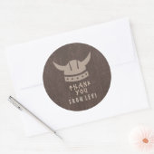 Viking & Dragon Dank u Sticker (Envelop)
