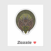 Viking Dungeon Norwegian Dragon Lover Celtic Drago Sticker (Vel)