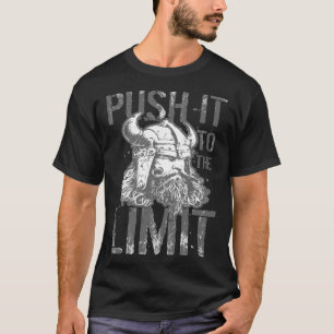 Viking duwen het naar de limiet training krijger O T-shirt
