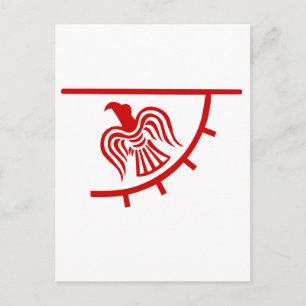 Viking Eagle Banner Briefkaart