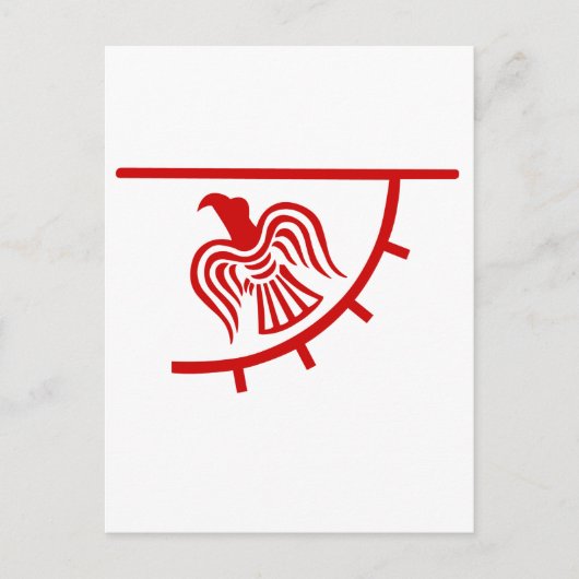 Viking Eagle Banner Briefkaart (Voorkant)