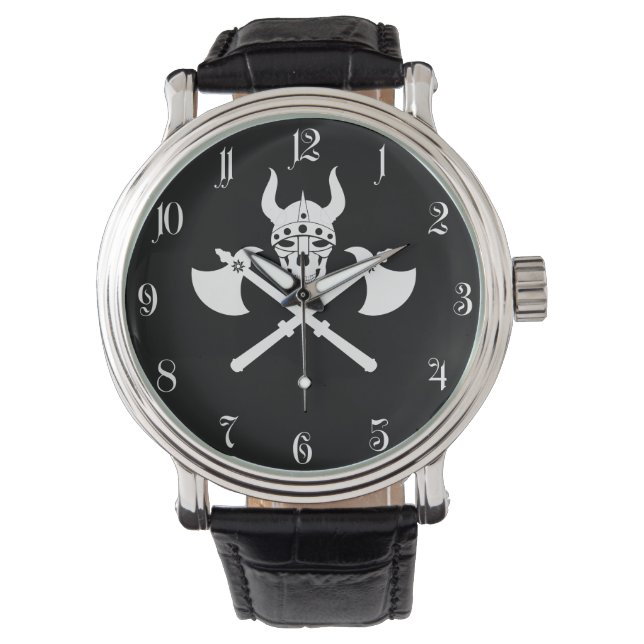 Viking emblem horloge (Voorkant)