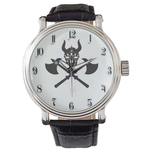 Viking emblem horloge (Voorkant)