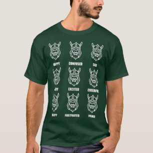 Viking EmoMotion Norway Face IJsland Zweden T-shirt