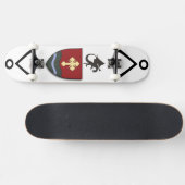 Viking era Nordic style Fantasy Art Skateboard (Horizontaal)