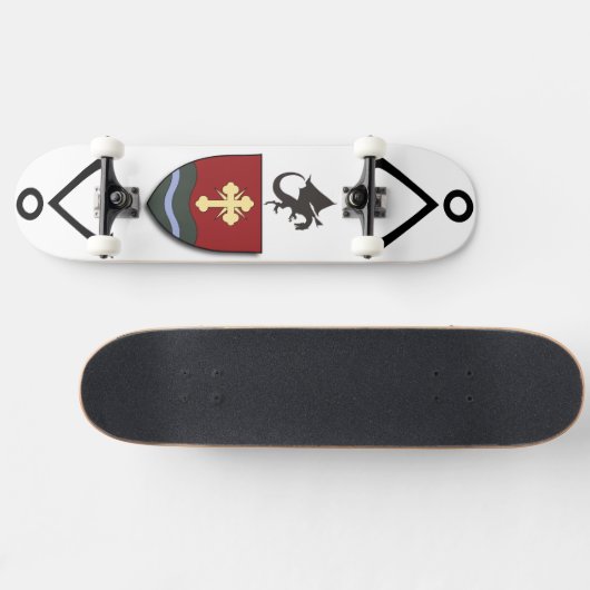 Viking era Nordic style Fantasy Art Skateboard (Horizontaal)