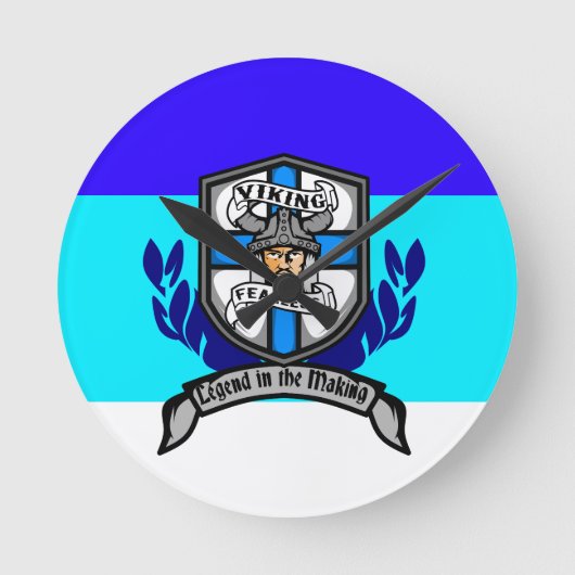 Viking Fearless - Wandklok (Voorkant)