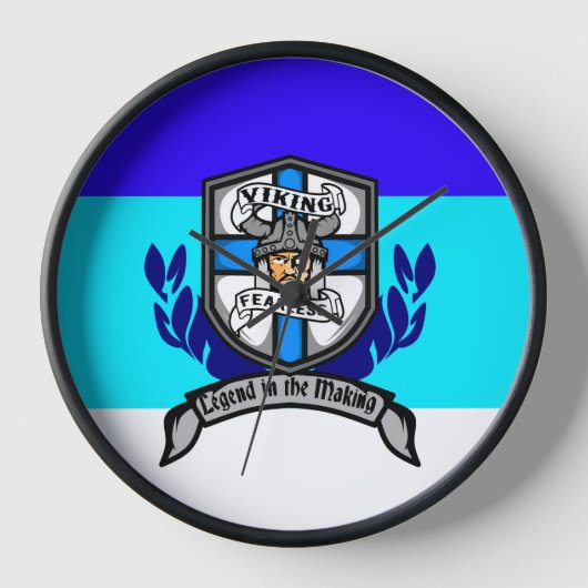 Viking Fearless - Wandklok (Voorkant)