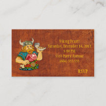 Viking Feast RSVP-kaart