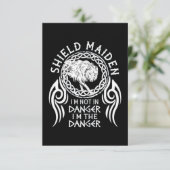 viking fenrir shieldmaiden kaart (Staand voorkant)