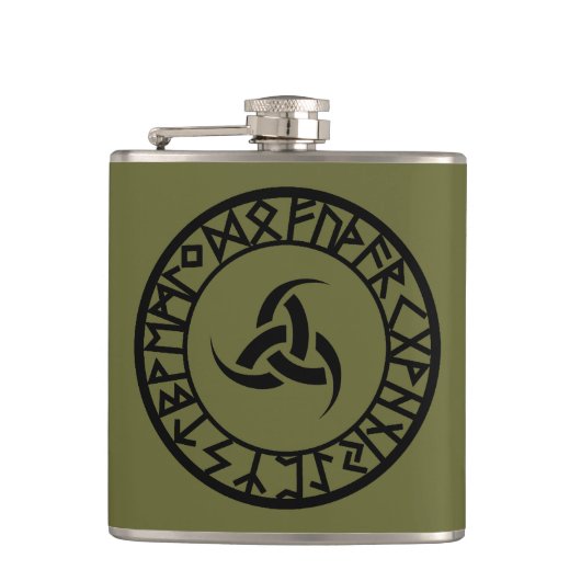 Viking Flask Heupfles (Voorkant)