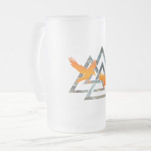 Viking Frosted Mok (Voorkant links)