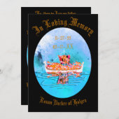 Viking Funeral Memorial #2 Kaart (Voorkant / Achterkant)