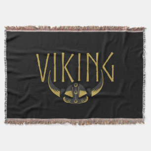 Viking Gehoornde Helm Deken
