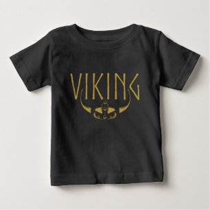 Viking Gehoornde Helm Kinder T-shirts