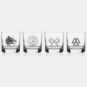 Viking gepersonaliseerd whisky glas