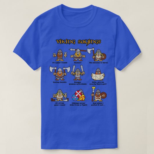 VIking-Gezegden T-shirt (Design voorkant)