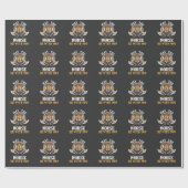 Viking Gift - Moge de genen bij je zijn Cadeaupapier (Vlak)