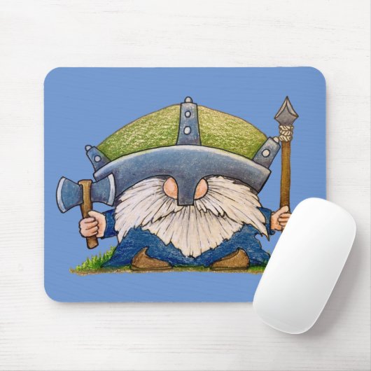 Viking Gnome Muismat (Met muis)